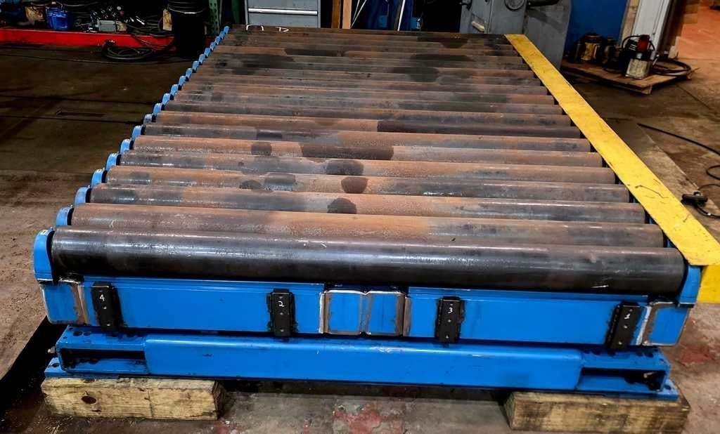 72" x 30,000 lb. Red Bud, sheet stacker, drop type, 20' max sheet length, (2) 121" lifting tables - Image 7