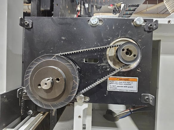 Onsrud #241G18DC, CNC Router, 5' x 20' table, 12 position tool changer, boring block, vacuum table, 4-Axis - Image 4