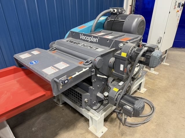 Vecoplan #VTH-85/12/2, horizontal wood grinder, 5" x 34" infeed opening, 5600 PPH, 390 RPM, 100 HP, (44) - Image 7