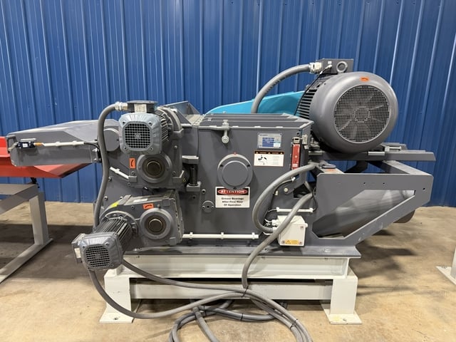 Vecoplan #VTH-85/12/2, horizontal wood grinder, 5" x 34" infeed opening, 5600 PPH, 390 RPM, 100 HP, (44) - Image 8