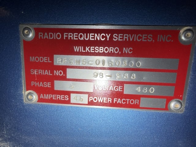 J.S. Richardson #C-3, bending press, w/ RFS high frequency generator - Image 9