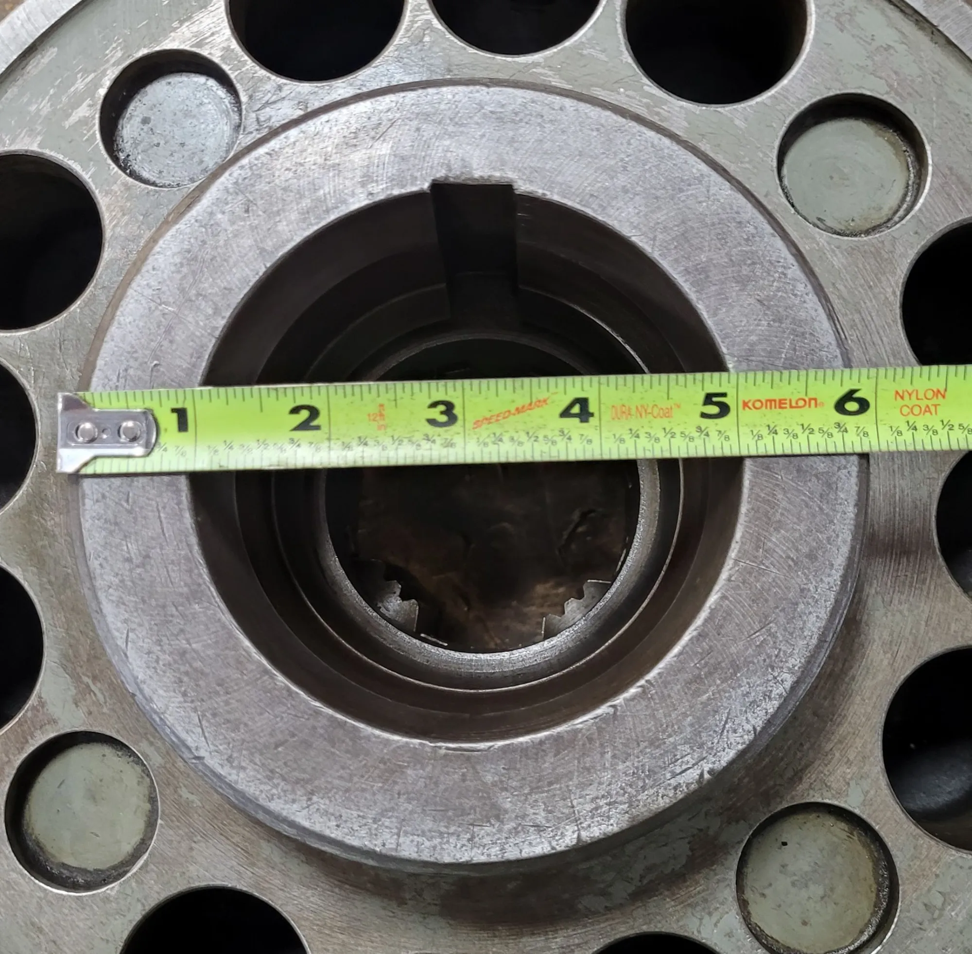12" Horton #16OCL1/PL522, 4-jaw lathe chuck, L1 mount - Image 9