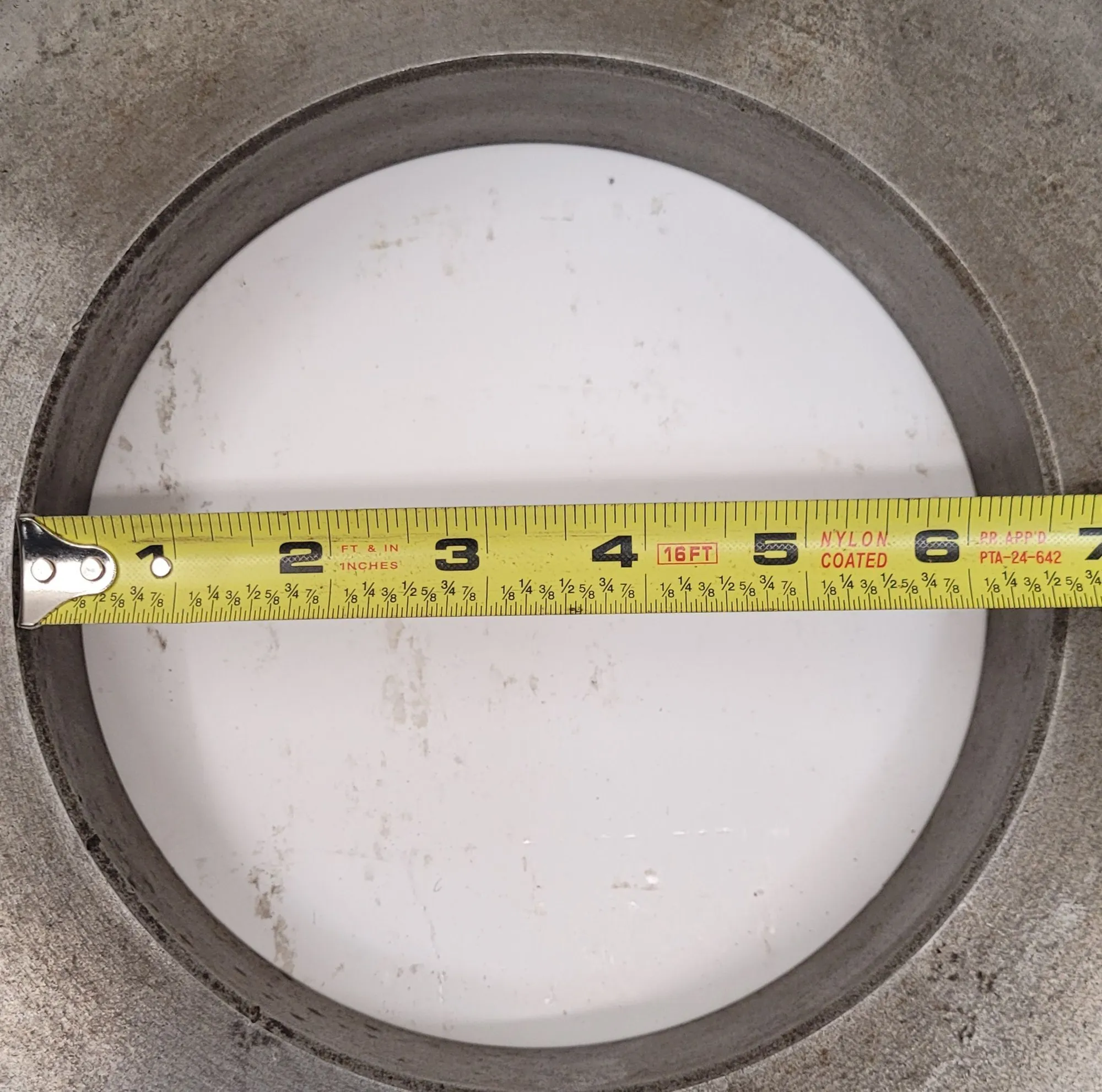15" lathe face plate, D1-8 mount, 6-5/8" thru hole - Image 4