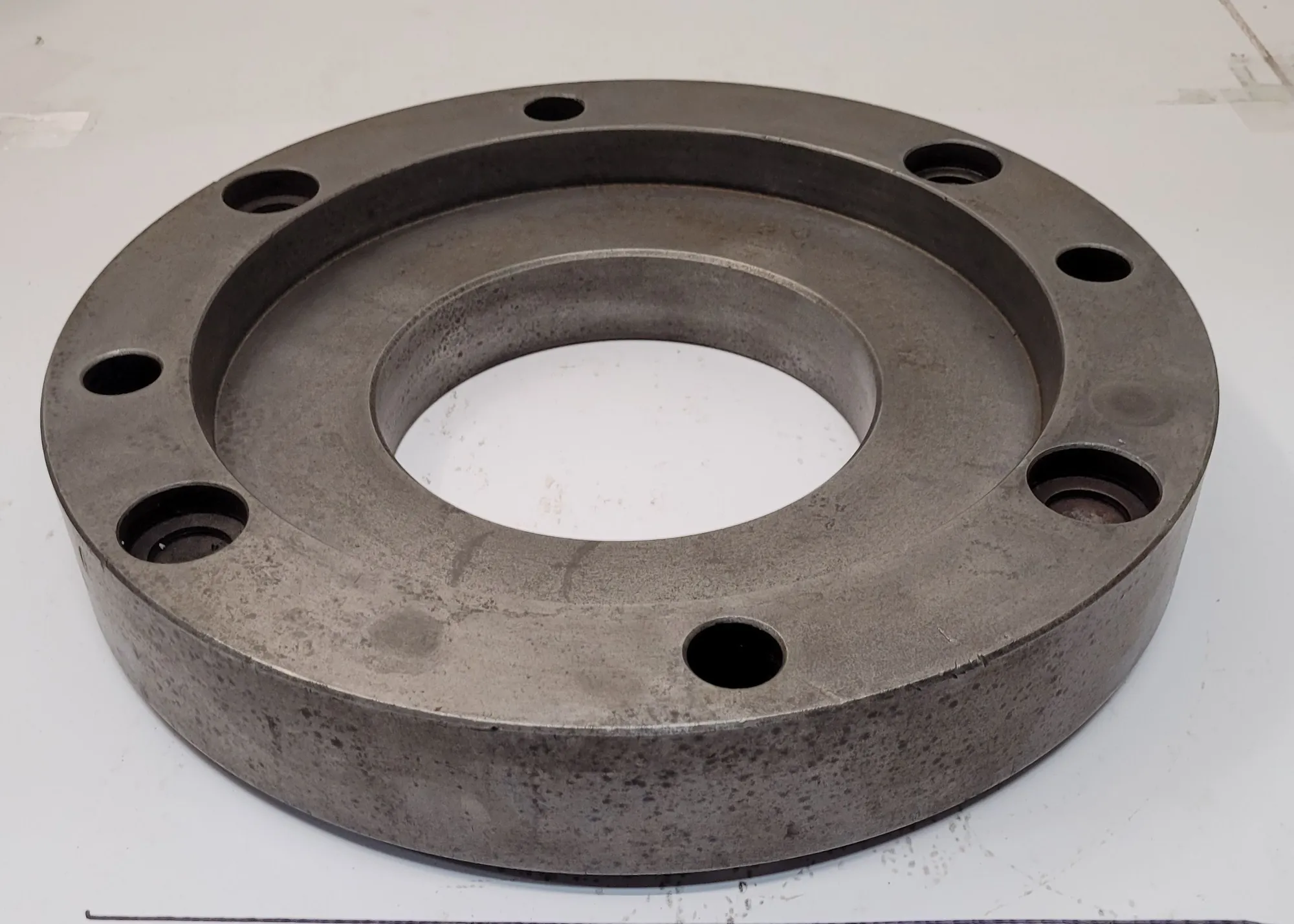 15" lathe face plate, D1-8 mount, 6-5/8" thru hole - Image 7