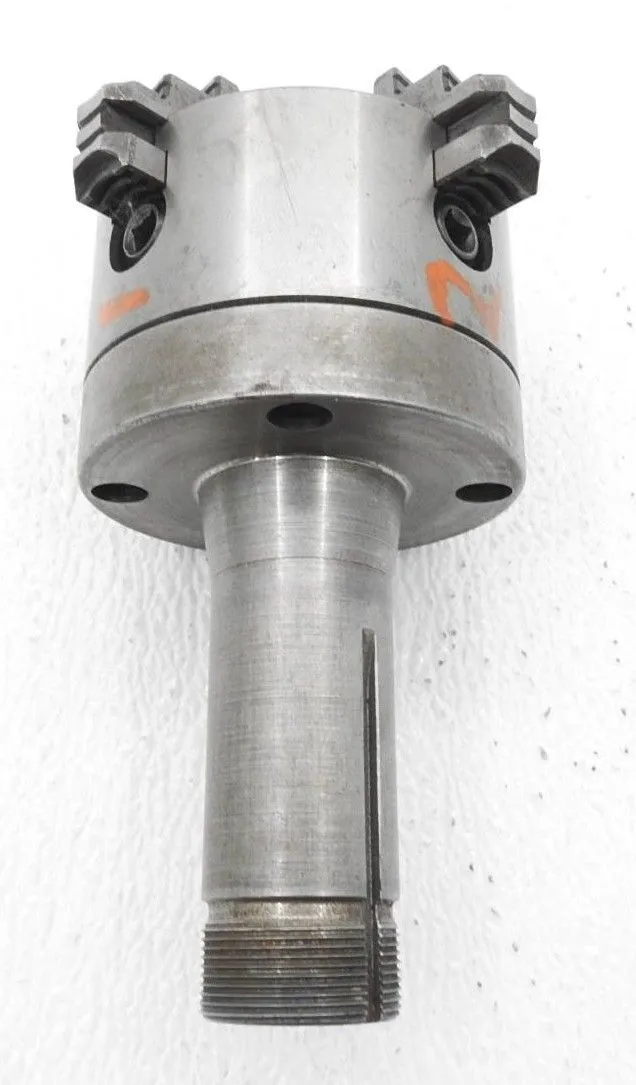 3" 4-jaw lathe chuck, 5C collet mount - Image 2
