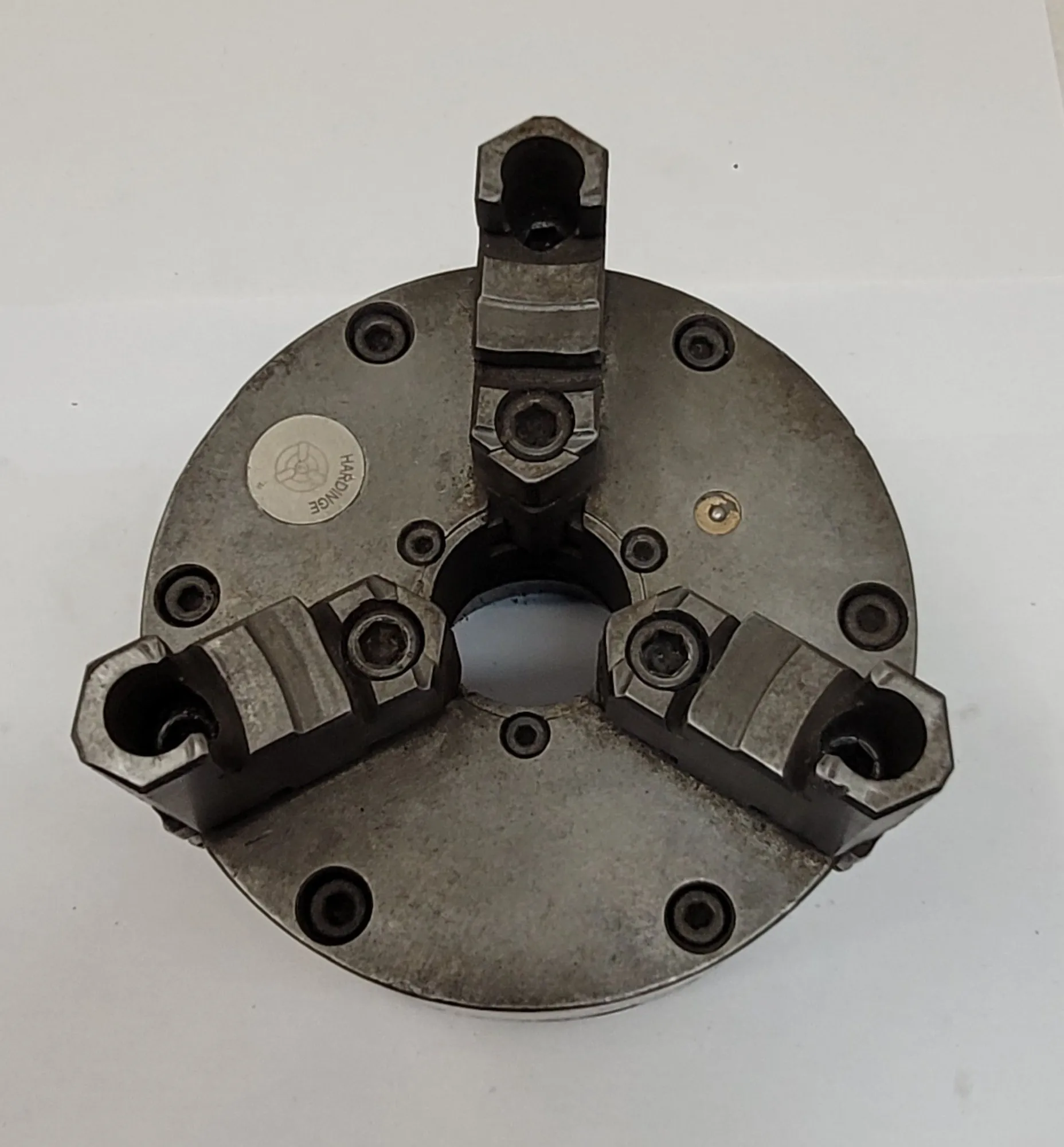 5" Hardinge, 3-jaw lathe chuck - Image 2