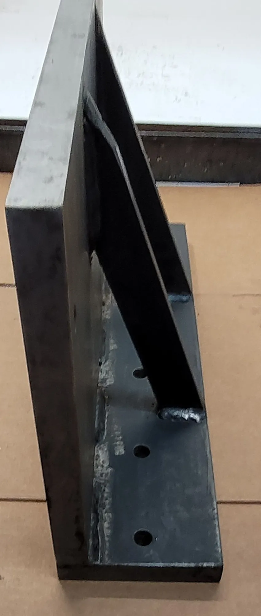 90&deg; angle plate, 20" wide x 12" high x 5" deep base - Image 2