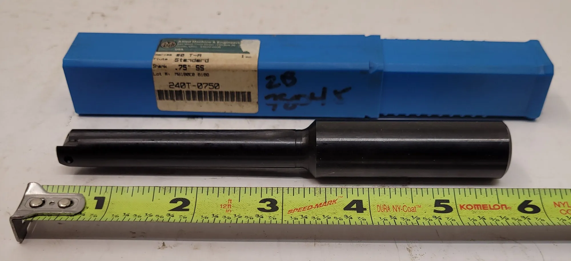 Allied Machine & Engineering #240T-0750N, exchangeable tip spade drill, .586" diameter - Image 5