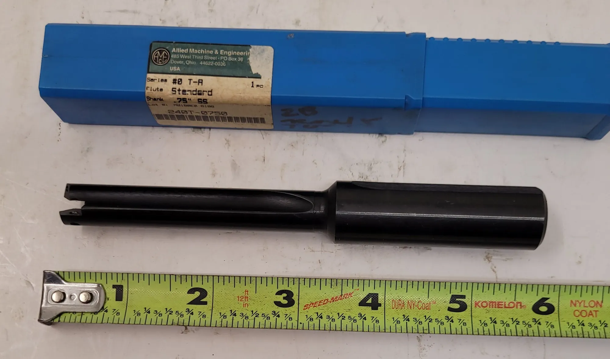 Allied Machine & Engineering #240T-0750N, exchangeable tip spade drill, .586" diameter - Image 8
