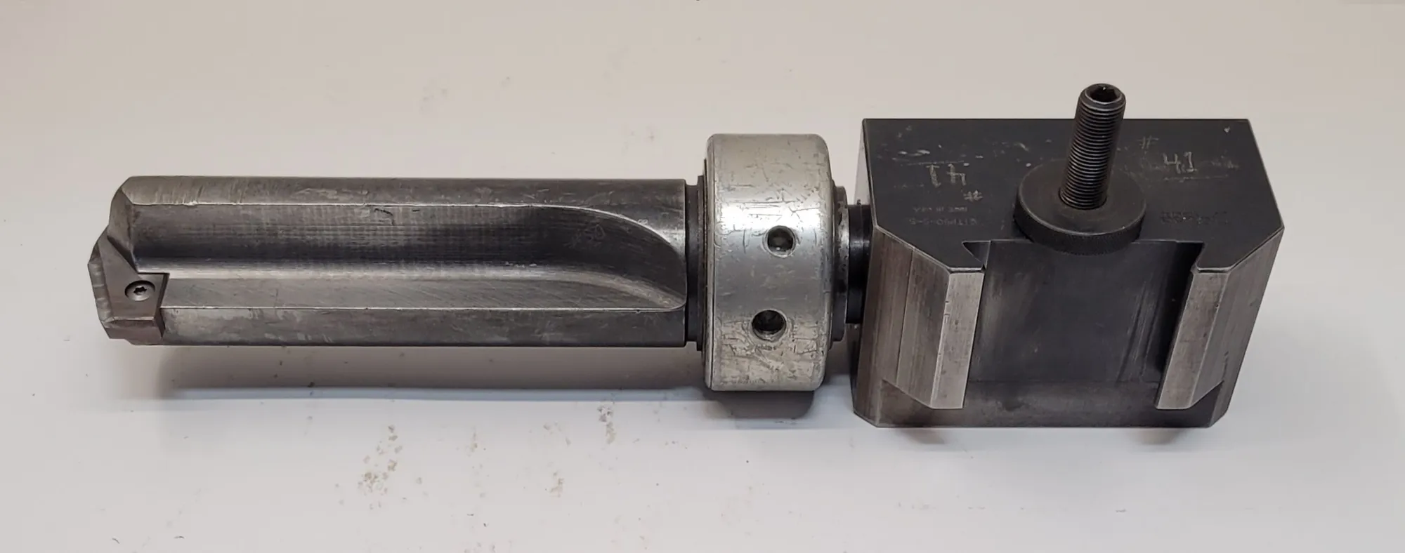 Allied Machine & Engineering #22050S-005I, straight flute insert spade drill, 5MT shank, 2.456" - 3.5079" - Image 3