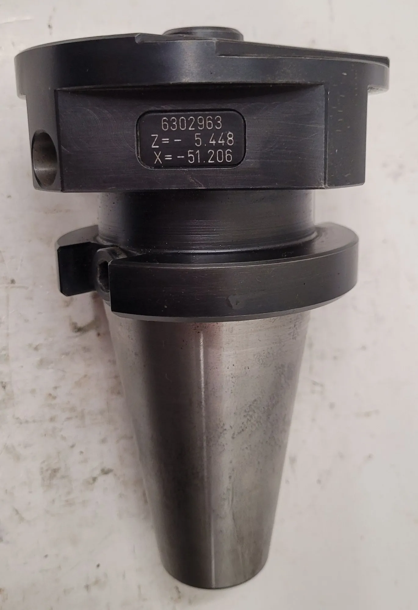 Caterpillar 50 tool holder, 4.40" diameter, 1" outer bore, .55" inner bore, 3" projection - Image 3