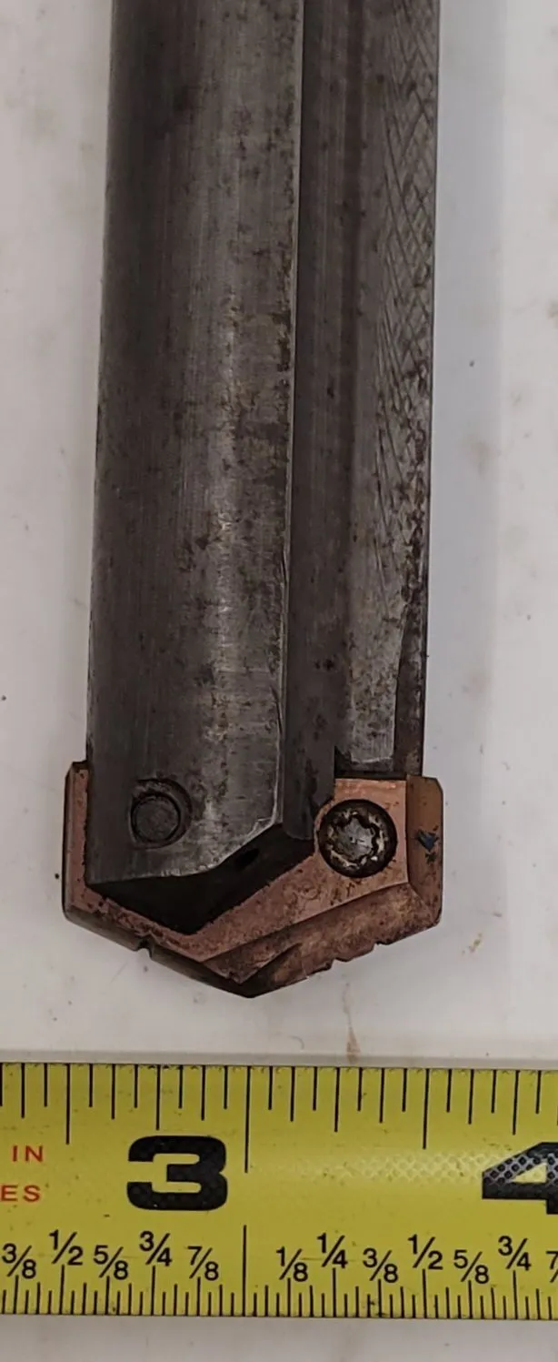 CJT, straight flute drill, 1.05" diameter, 24-7/8" OAL, 1" straight shank - Image 5