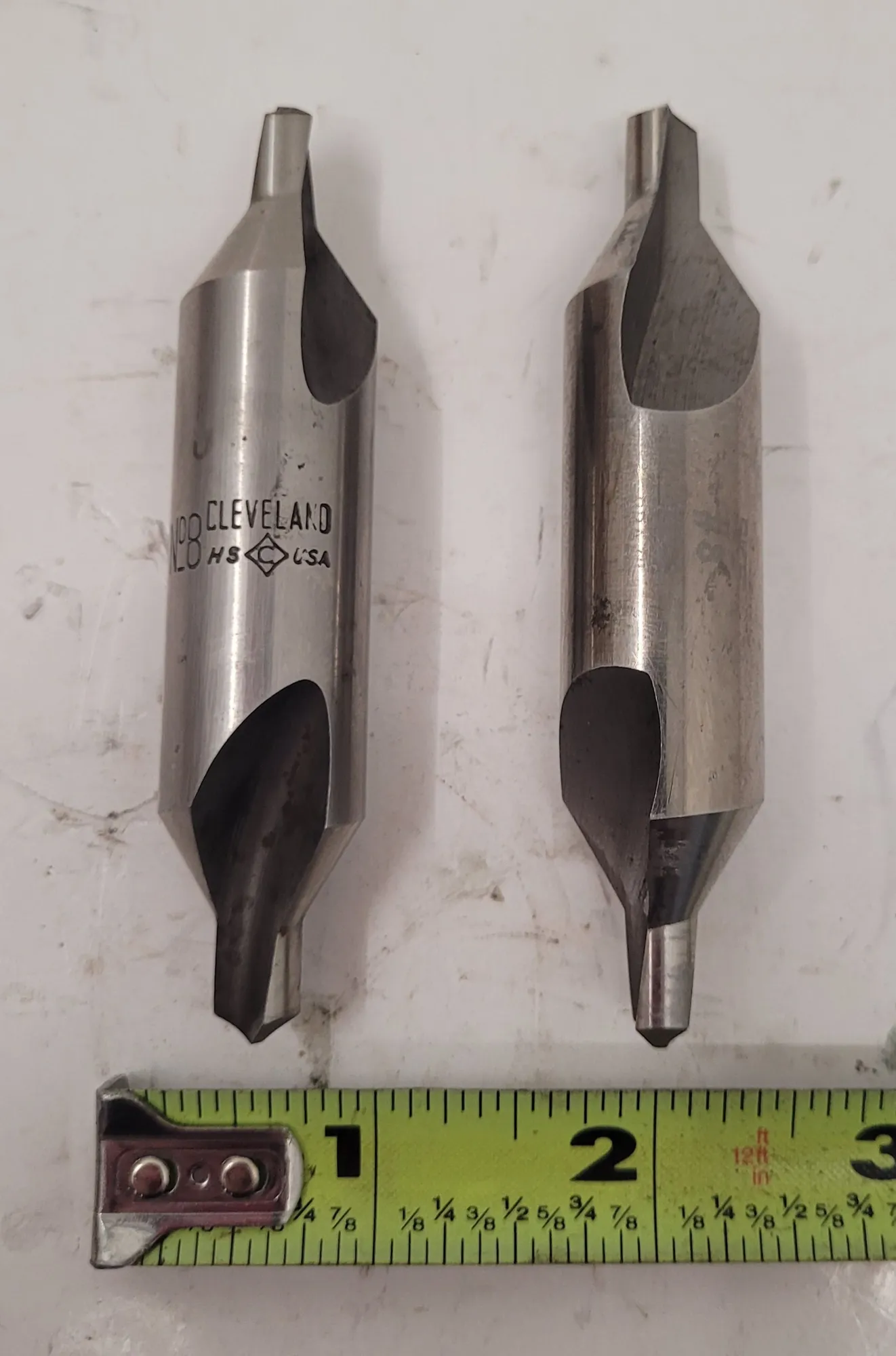 Cleveland, combined drill and countersink set, #8 and #5, HSS, 60° angle - Image 2