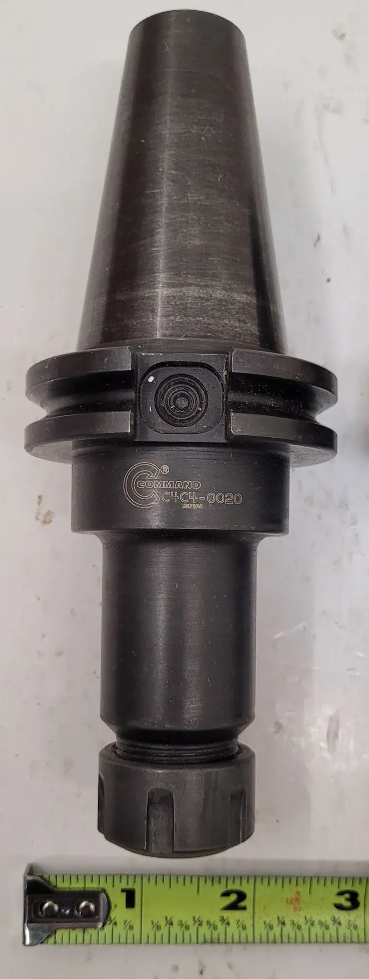 Command, CAT 40 ER20 collet chucks, LOT of 4, 4" projection - Image 3
