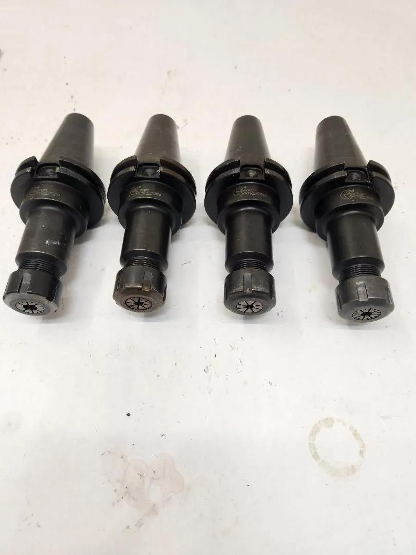 Command, CAT 40 ER20 collet chucks, LOT of 4, 4" projection - Image 6
