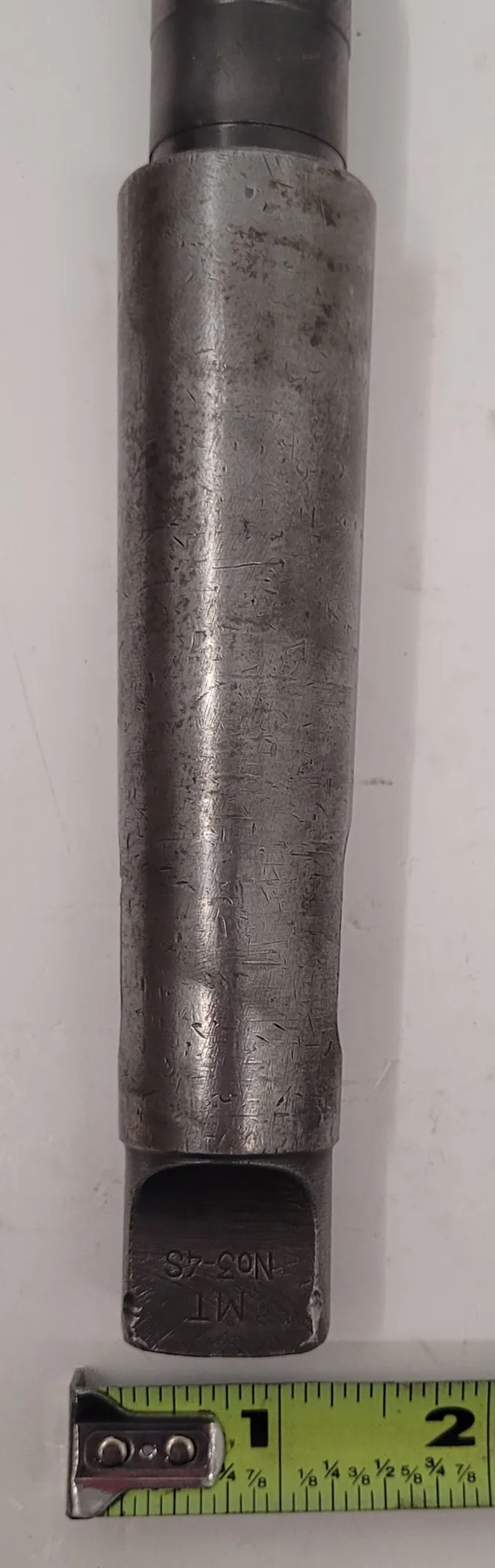 Drill America, taper shank twist drill, 1" HSS, 3MT, w/4MT sleeve, 2 flutes, right hand - Image 3