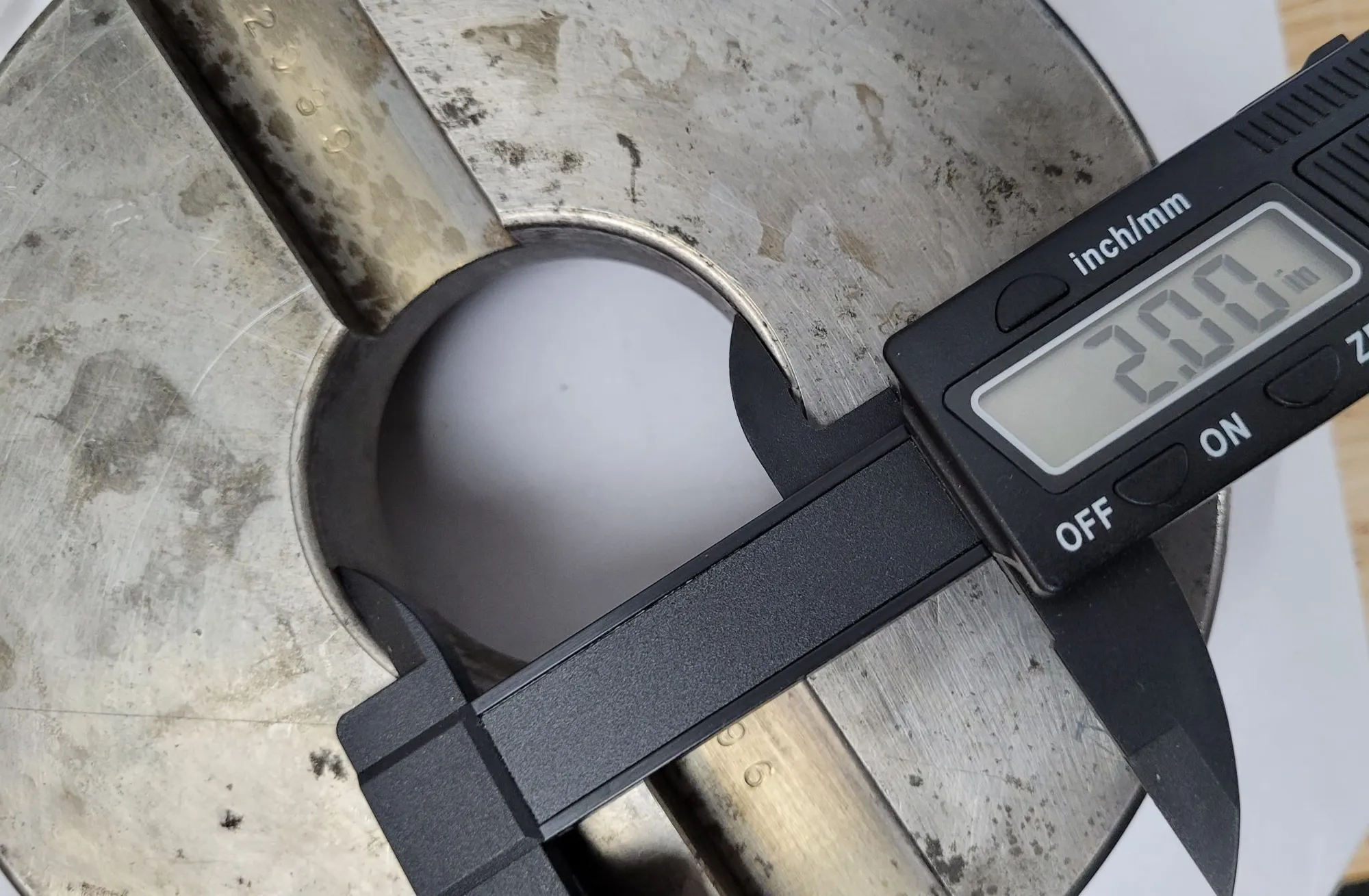 Dynashear #HVSM600X200R6-7, shear blade, 6" diameter, 2" height, 2.75" face hole, 2" hub hole - Image 4