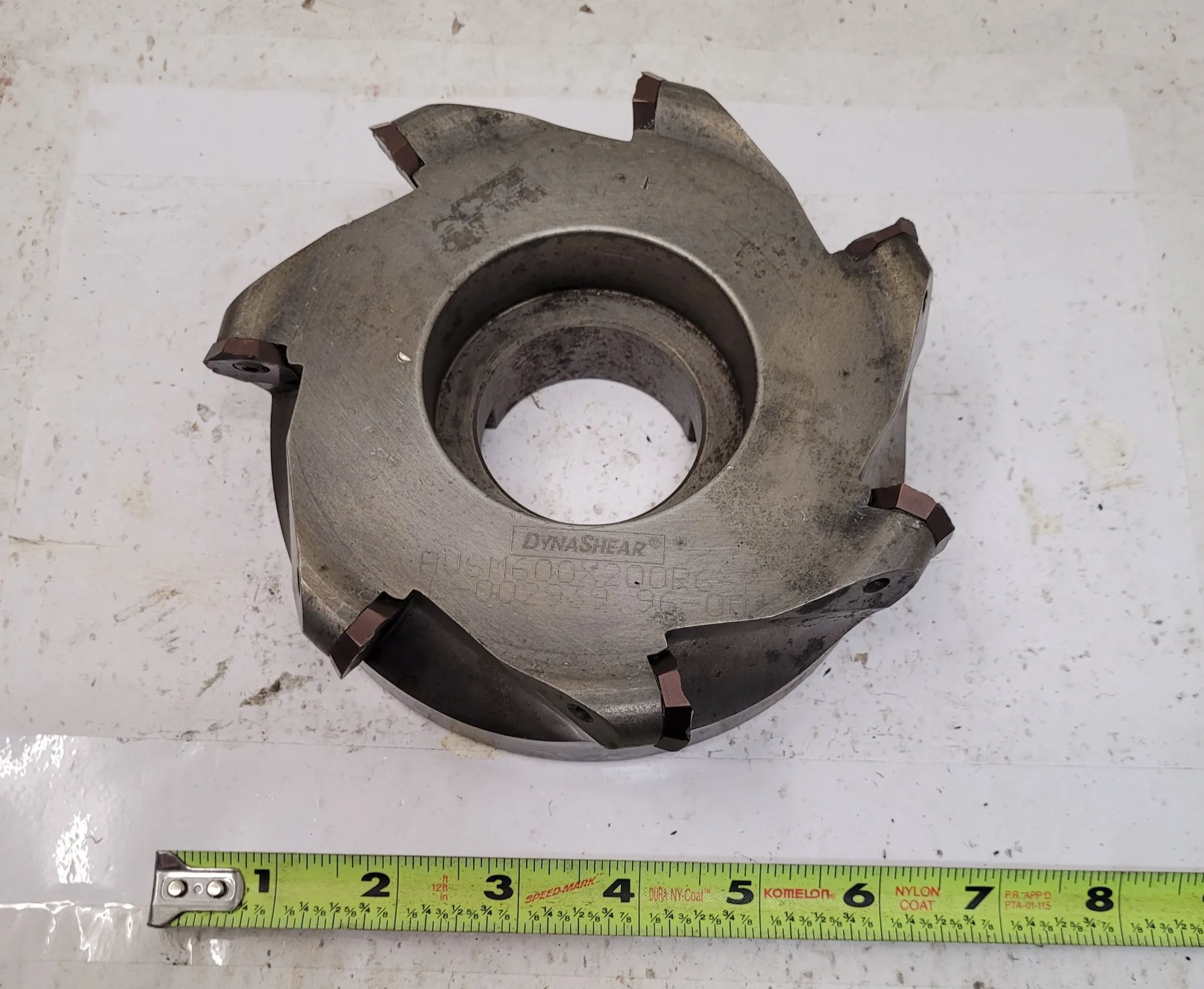 Dynashear #HVSM600X200R6-7, shear blade, 6" diameter, 2" height, 2.75" face hole, 2" hub hole - Image 6