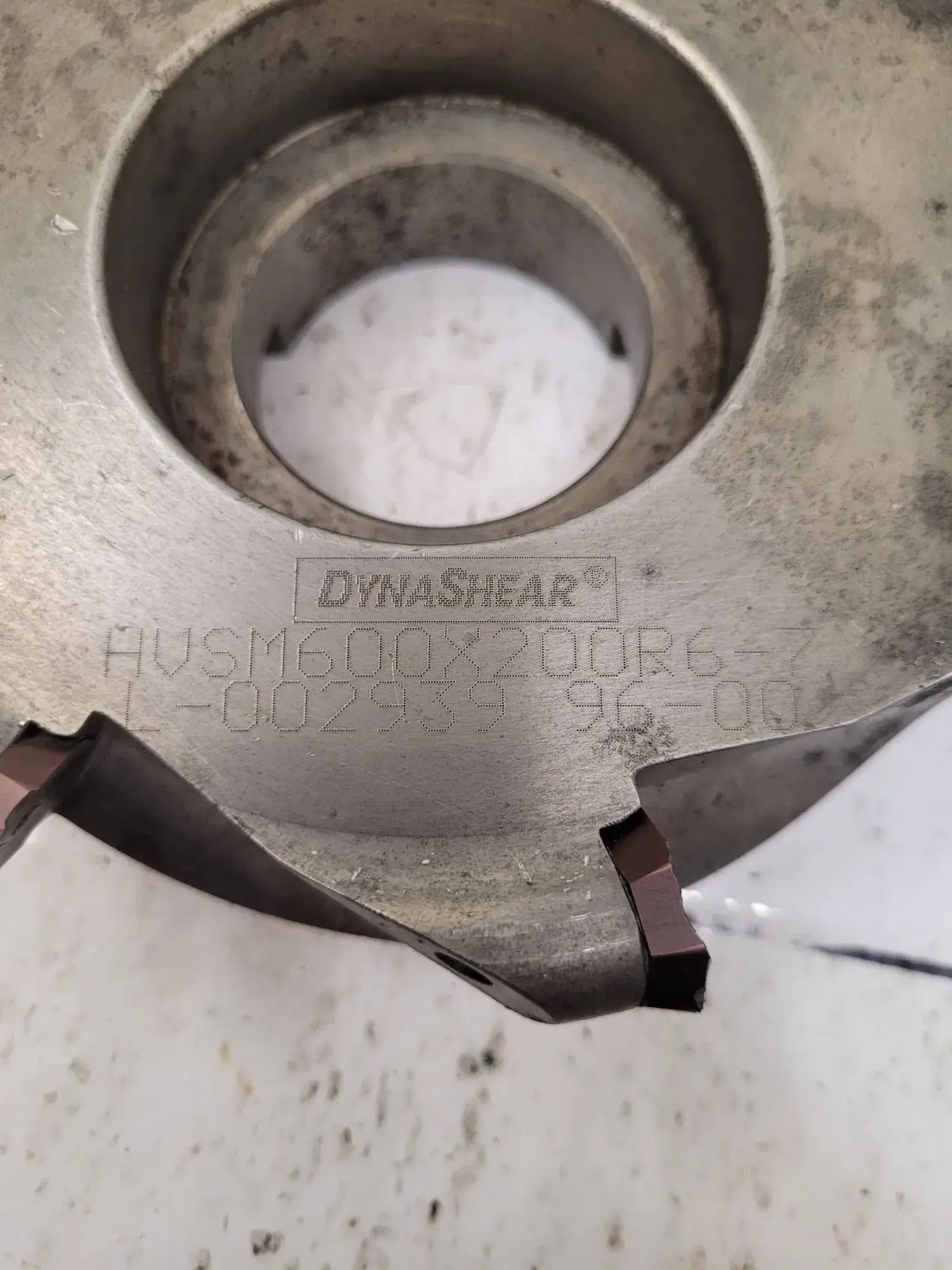 Dynashear #HVSM600X200R6-7, shear blade, 6" diameter, 2" height, 2.75" face hole, 2" hub hole - Image 7