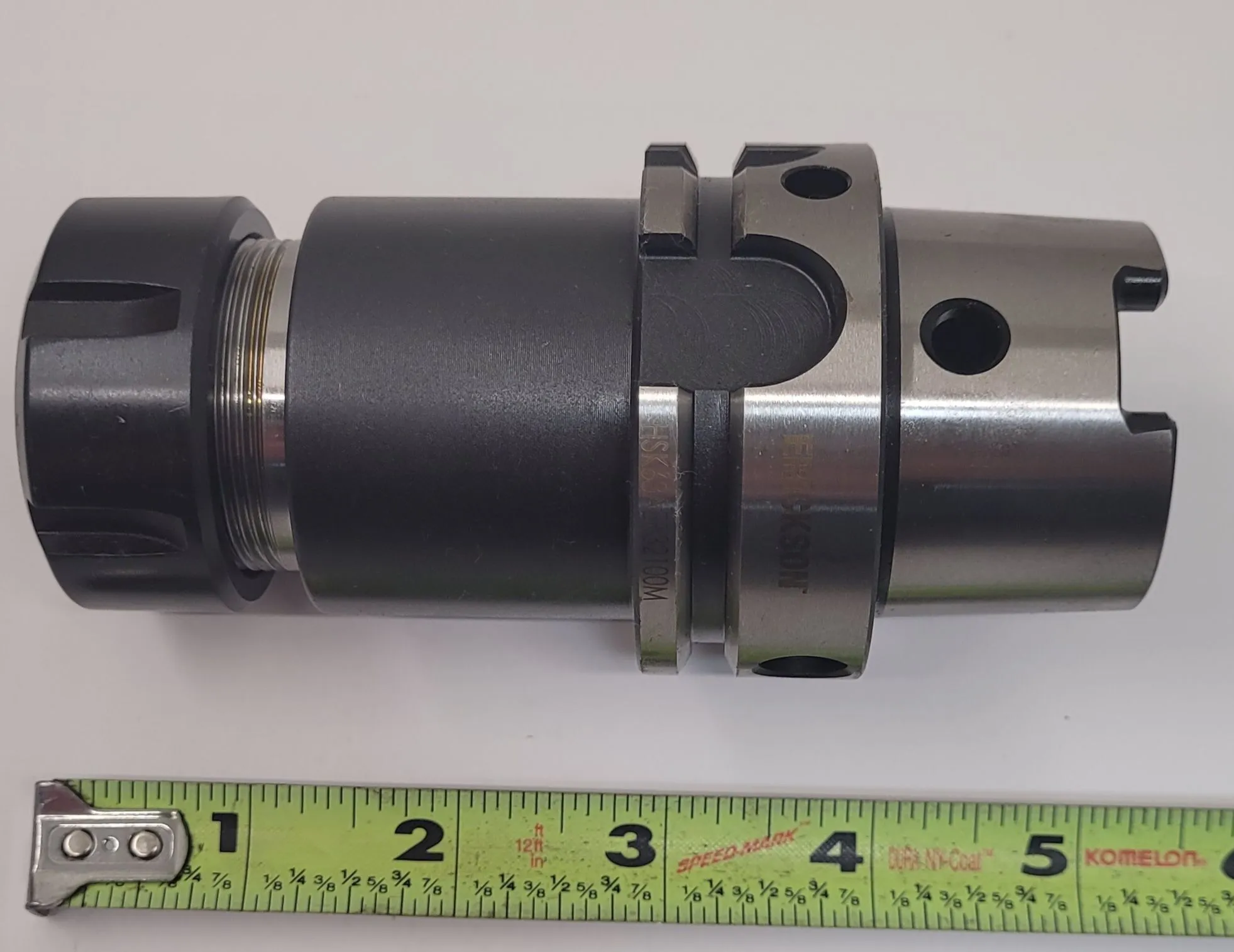 Erickson #HSK63AER32100M, HSK63A ER32 collet chuck, 100 mm gage length (2 available) - Image 5