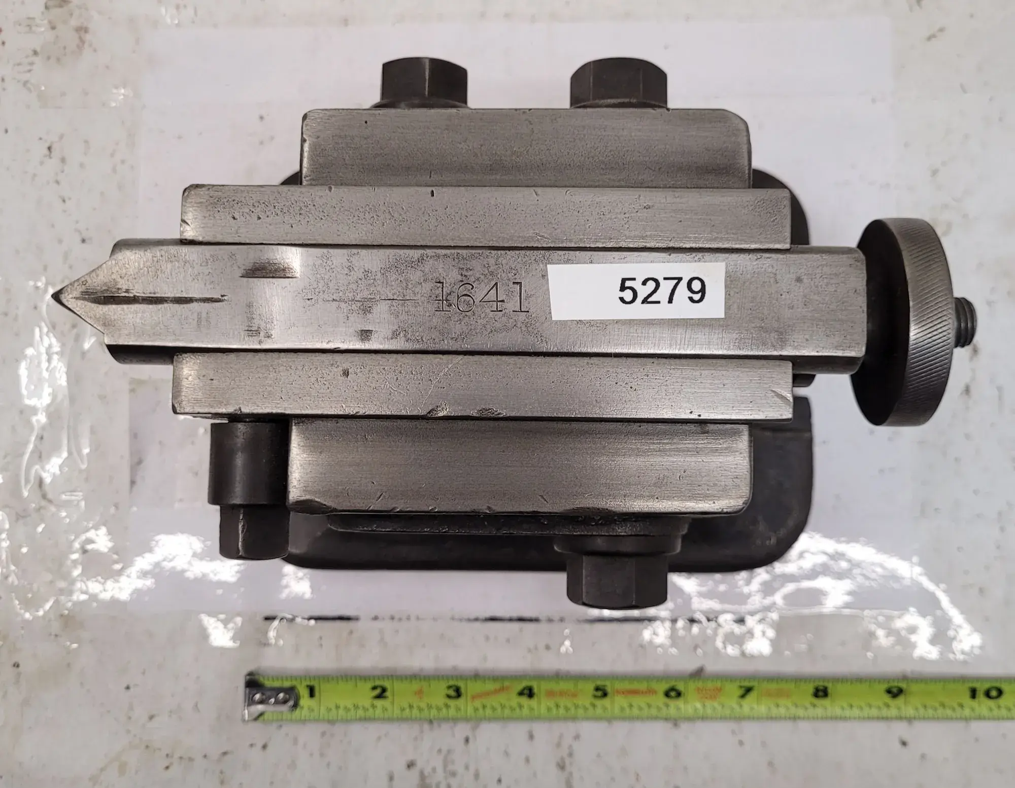Fritz Werner, adjustable tailstock, 6-3/8" tall x 7.5" long x 5.5" wide - Image 3