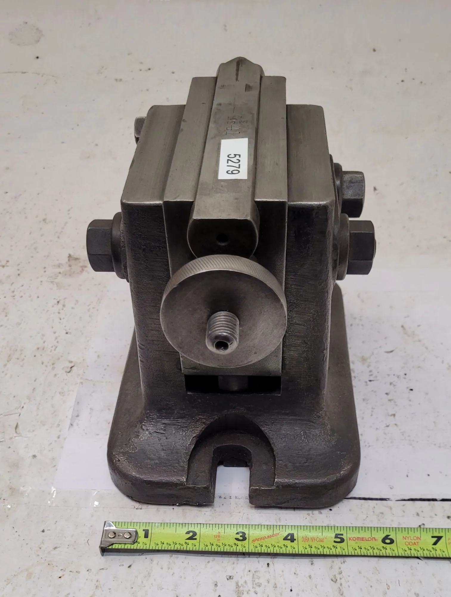 Fritz Werner, adjustable tailstock, 6-3/8" tall x 7.5" long x 5.5" wide - Image 4