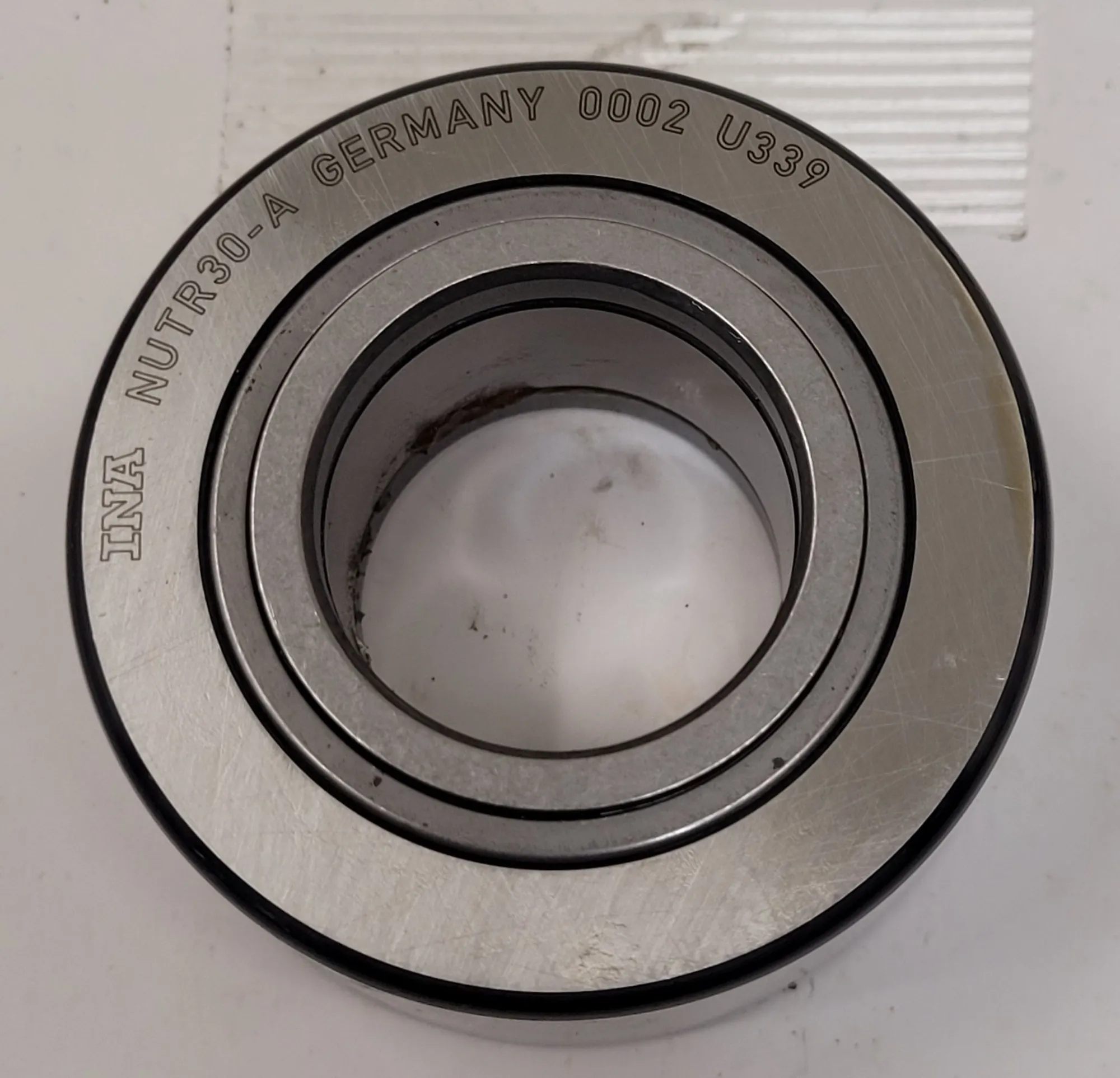 INA #NUTR30-A, yoke type track roller bearing, 62 mm dia., 30 mm bore, 13,300 LB dynamic load - Image 3