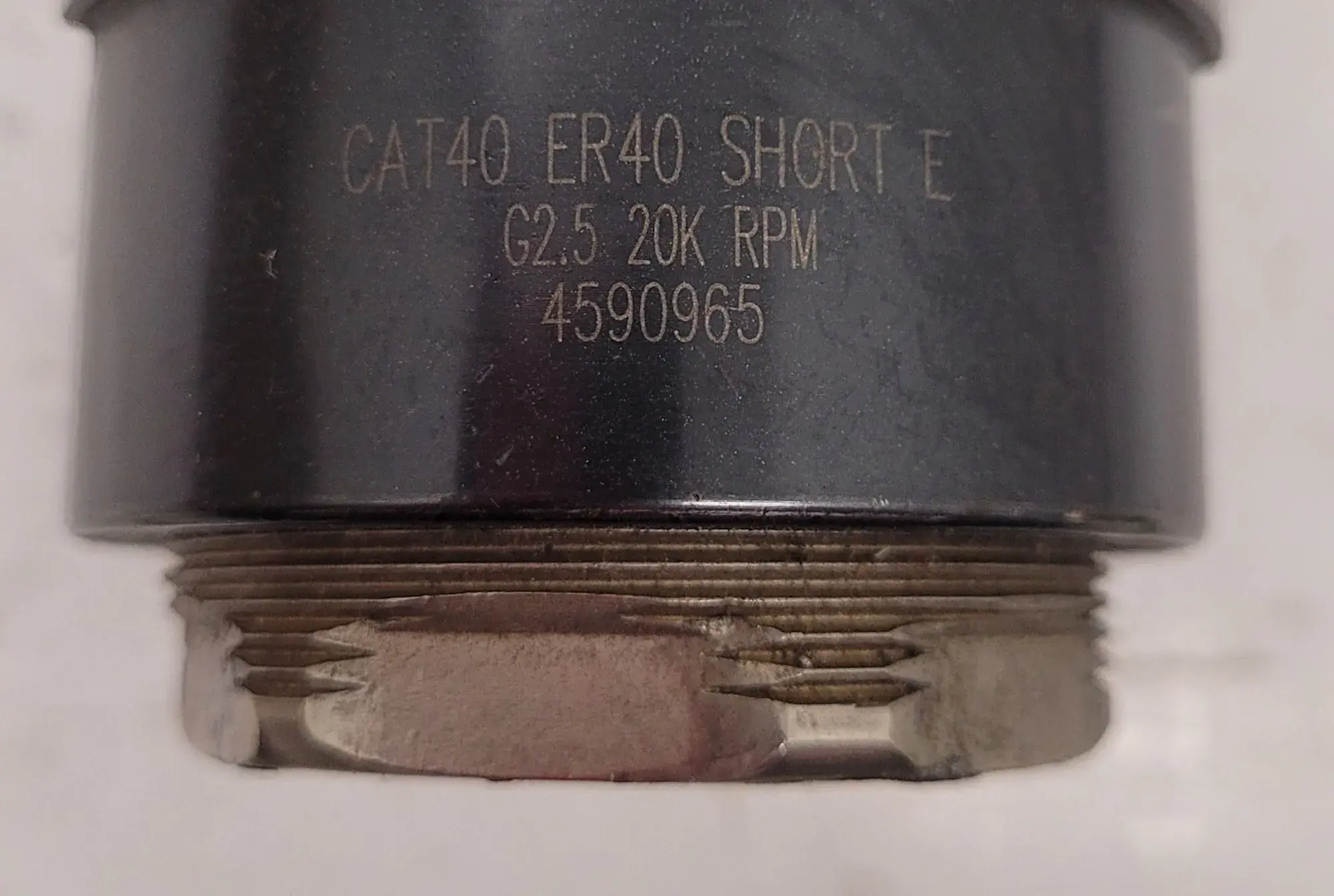 Iscar, CAT 40 ER40 collet chuck, short E, G2.5 balanced 20,000 RPM - Image 3