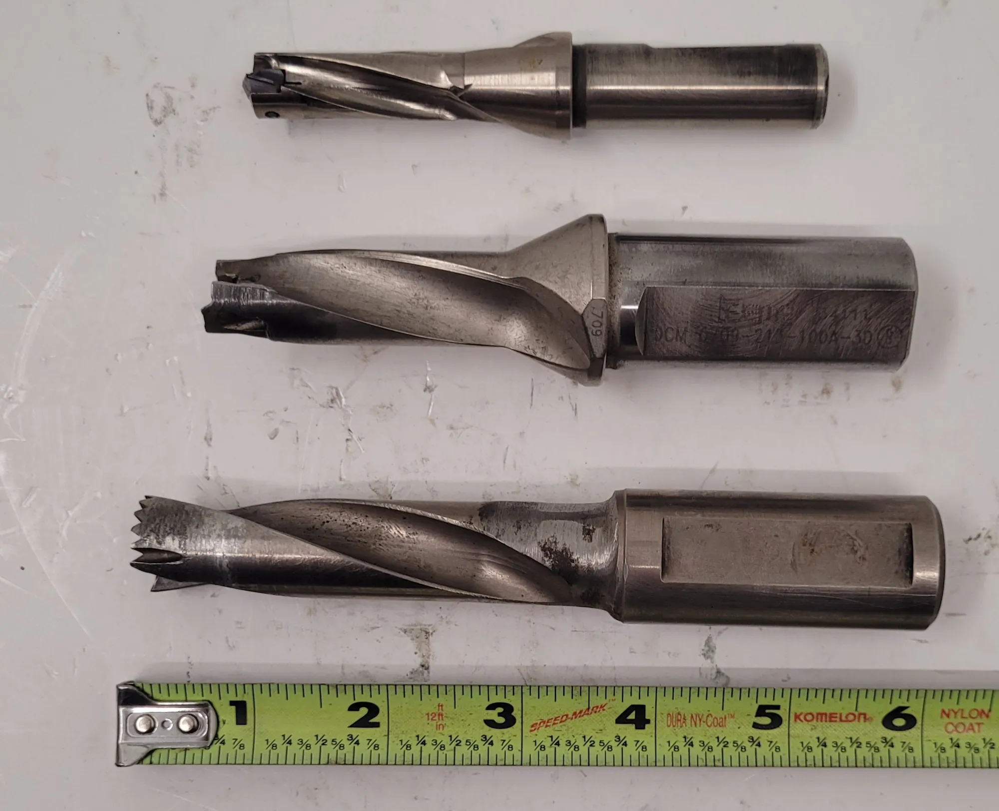 Iscar, indexable drills, LOT of 3, 4.37", 5" and 5.75" OAL, 2 flutes each - Image 5