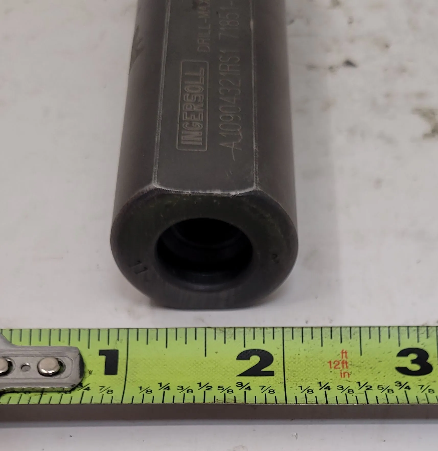 Ingersoll #A10904321RS1, carbide insert drill, 1-1/16" cut diameter, 1-1/4" shank, coolant thru - Image 4