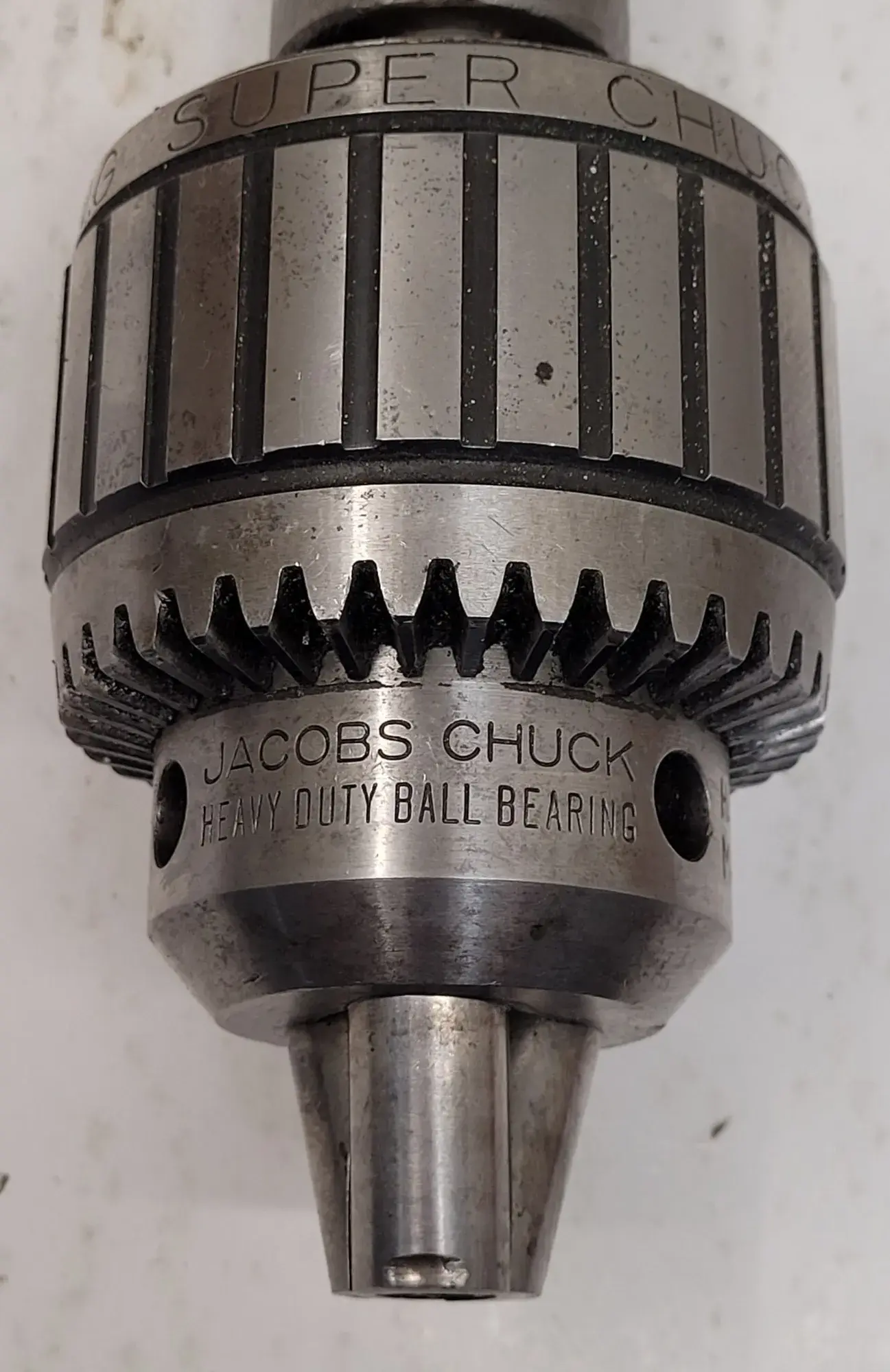 Jacobs #20N, ball bearing super chuck, 3/8" - 1" capacity, w/4MT - 5MT sleeve - Image 2