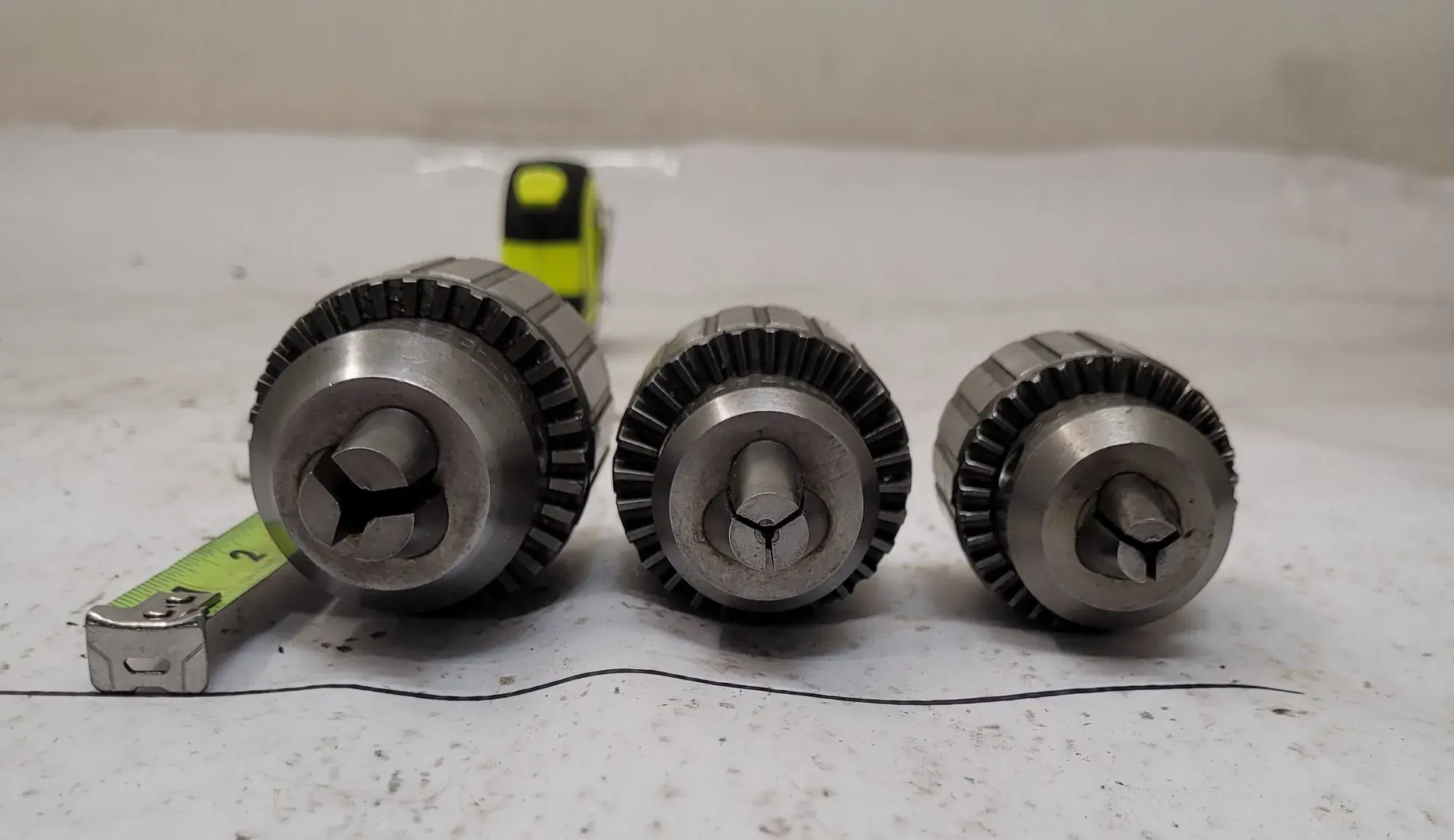 Jacobs, drill chucks, LOT of 3, #34 (0-1/2" ), #32 (0-3/8" ), #2A (0-3/8", #2 taper) - Image 4