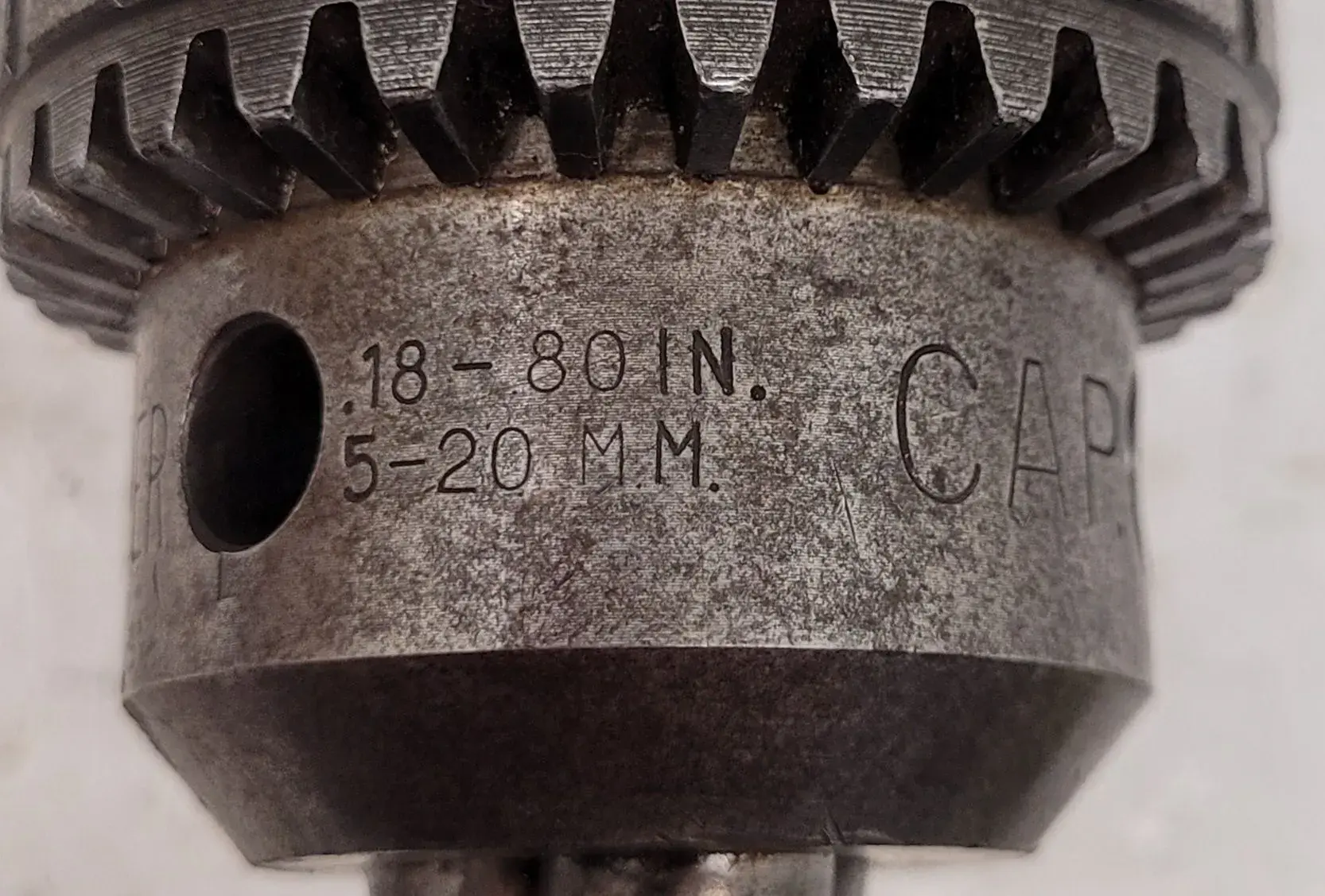 Jacobs #36, taper drill chuck, 3JT, .18" - .80" (5-20 mm) capacity, w/CAT 50 holder - Image 6