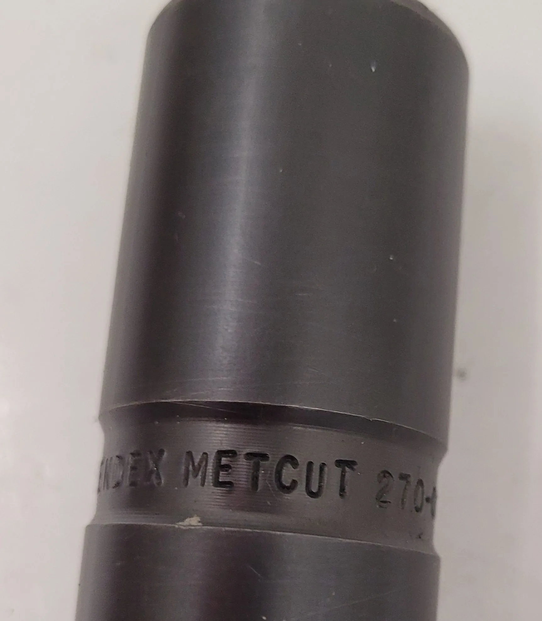 Kendex #270-0112, Metcut indexable carbide coolant drill, 1-1/8" diameter, 1-1/4" shank, 8.125" OAL - Image 4