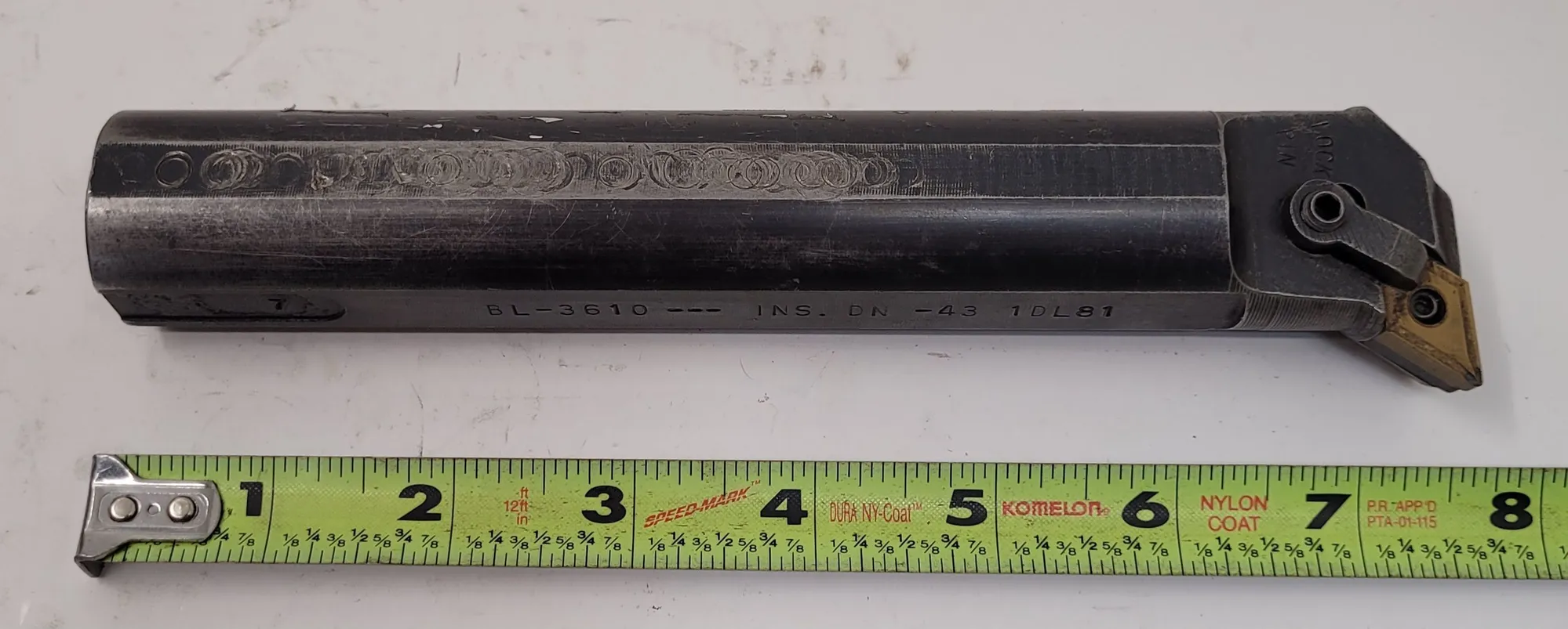 Kennametal #BL-3610, indexable insert boring bar, 1.25" shank - Image 7