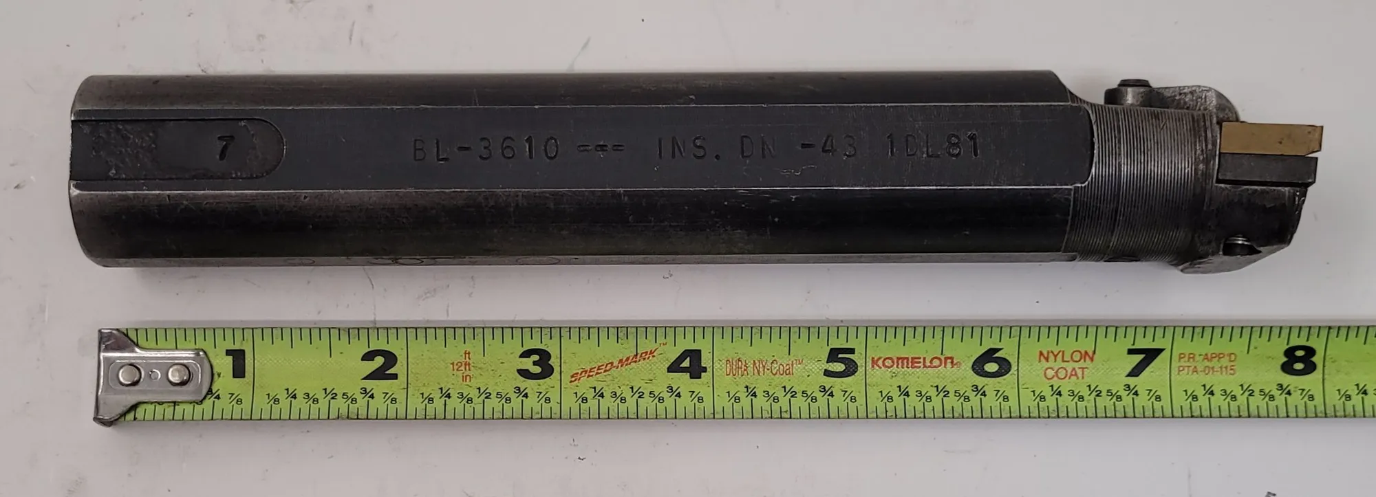 Kennametal #BL-3610, indexable insert boring bar, 1.25" shank - Image 8