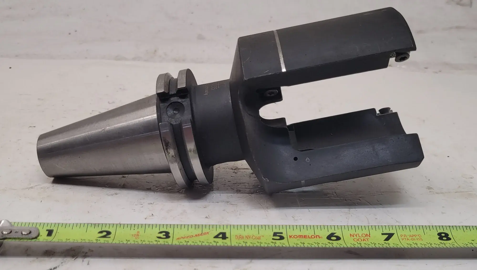 Kennametal #CB1074355, CAT 40 tool holder, tapered shank, 7.750" OAL, 5" projection - Image 4