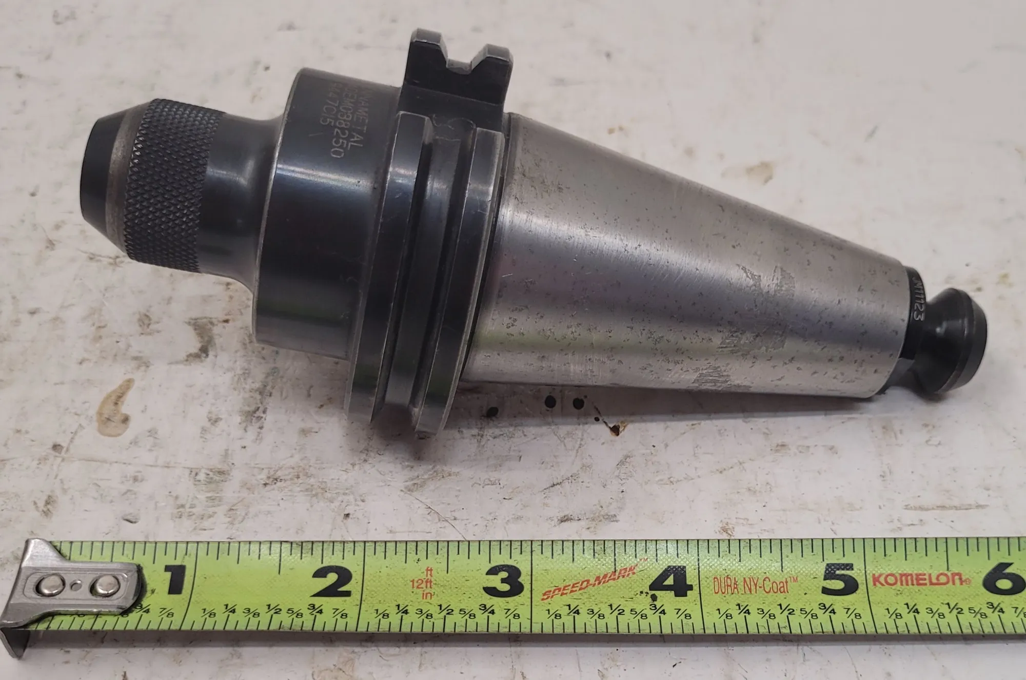 Kennametal #CV40EM038250, CAT 40 end mill holder, LOT of 2, 3/8" (.3750" ), coolant thru - Image 4