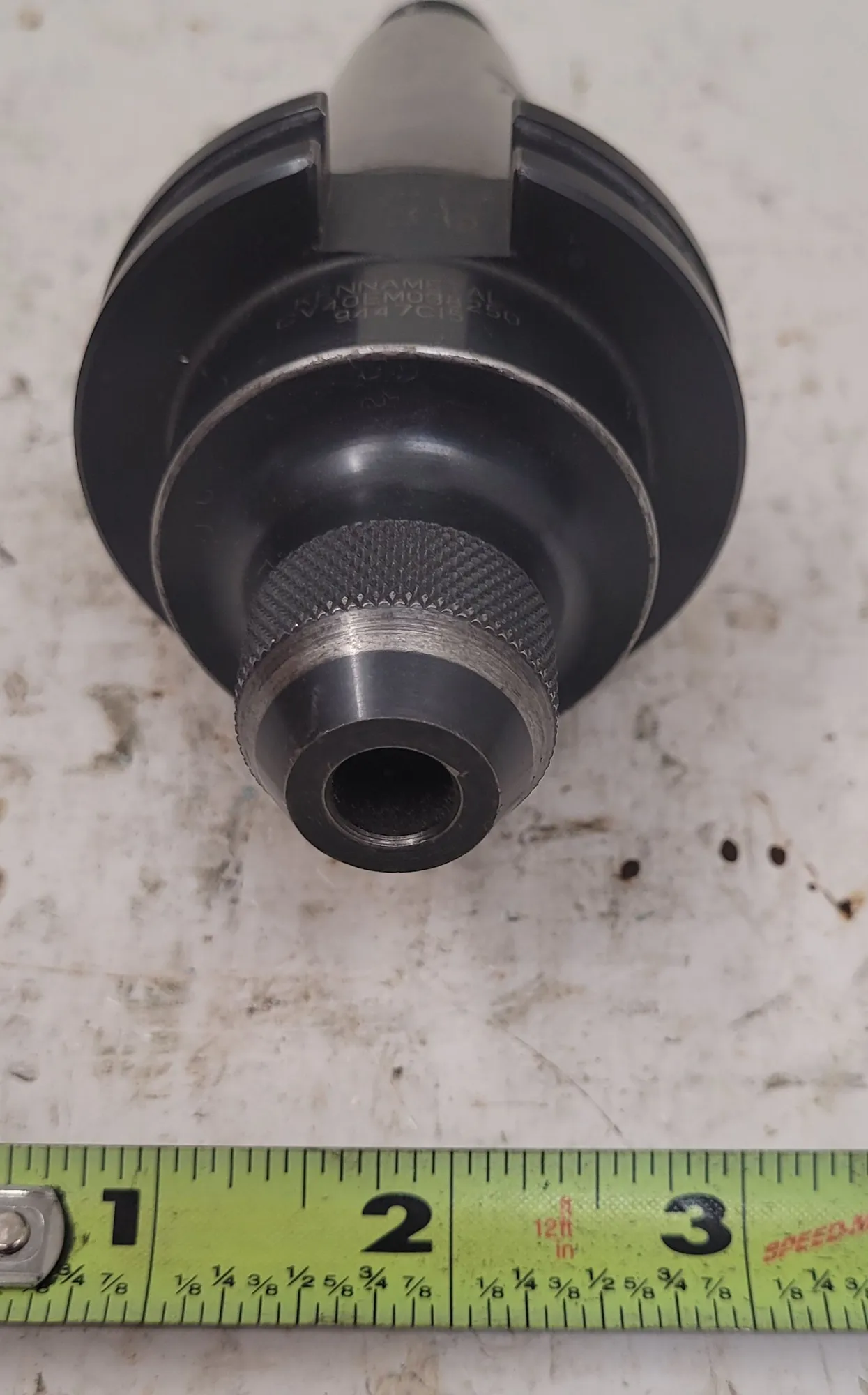 Kennametal #CV40EM038250, CAT 40 end mill holder, LOT of 2, 3/8" (.3750" ), coolant thru - Image 6