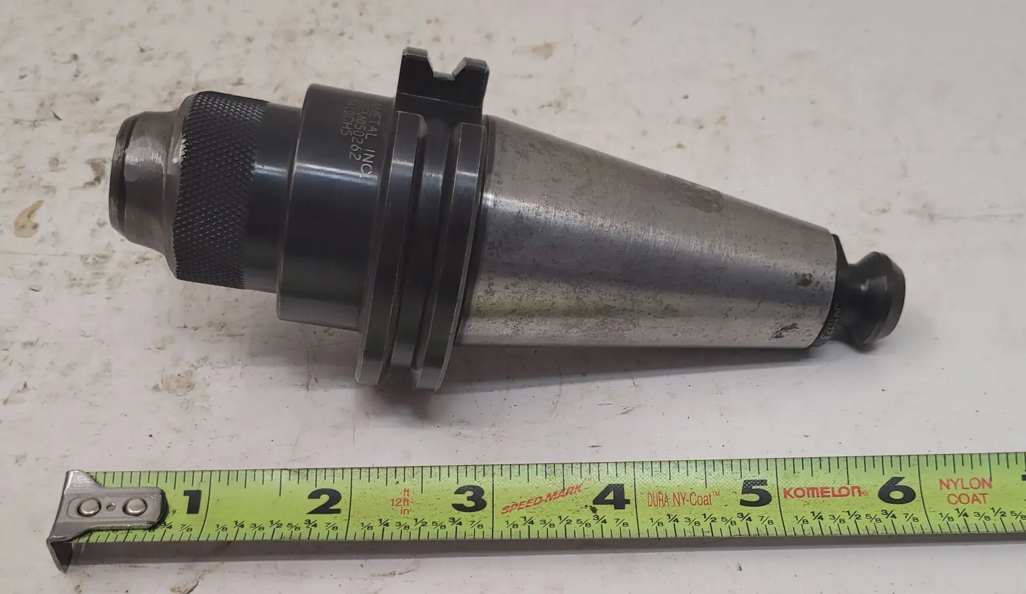 Kennametal #CV40EM050262, CAT 40 end mill holder - Image 3