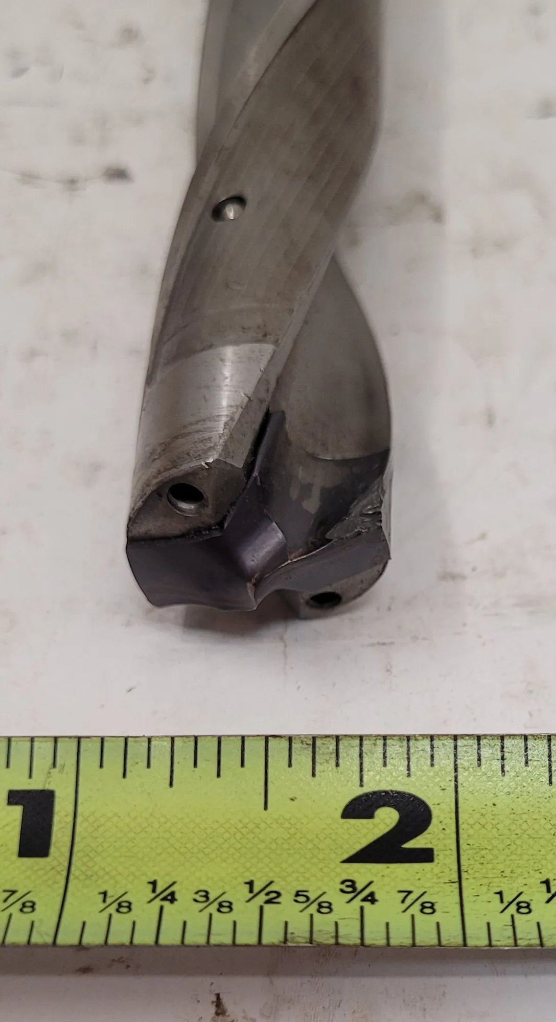 Kennametal #KSEM205R5WN25M, KSEM coolant fed drill, .80" body diameter, 1" shank, 7.75" OAL - Image 3