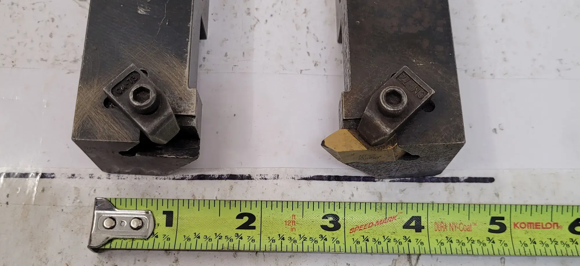 Kennametal #NEL-204D and #NER-204D, tool holders, LOT of 2, 1.25" shank, 6" tool length - Image 2
