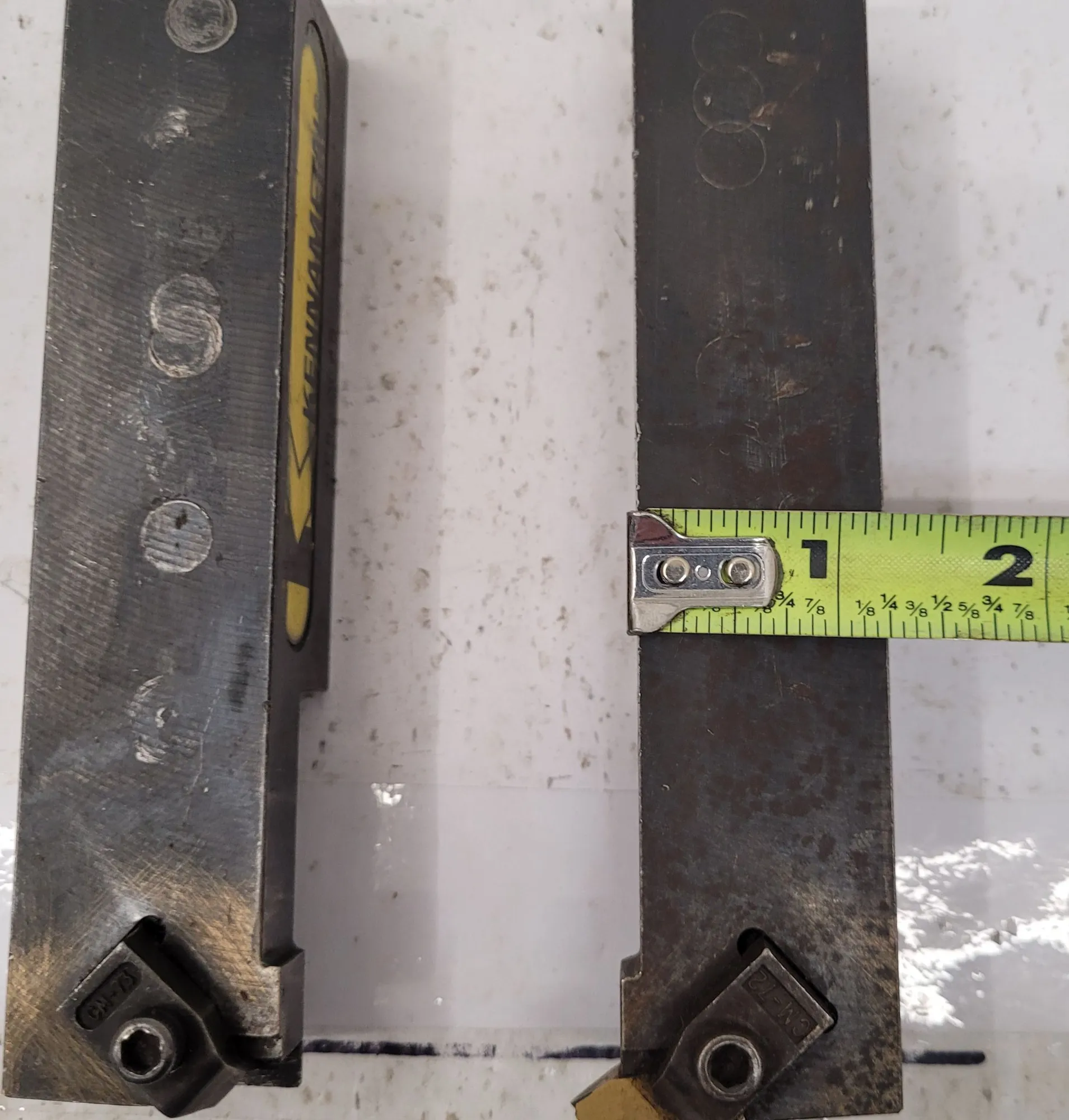 Kennametal #NEL-204D and #NER-204D, tool holders, LOT of 2, 1.25" shank, 6" tool length - Image 4