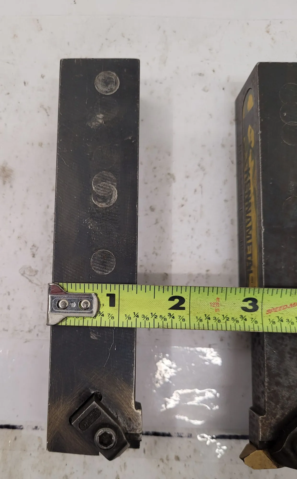Kennametal #NEL-204D and #NER-204D, tool holders, LOT of 2, 1.25" shank, 6" tool length - Image 5