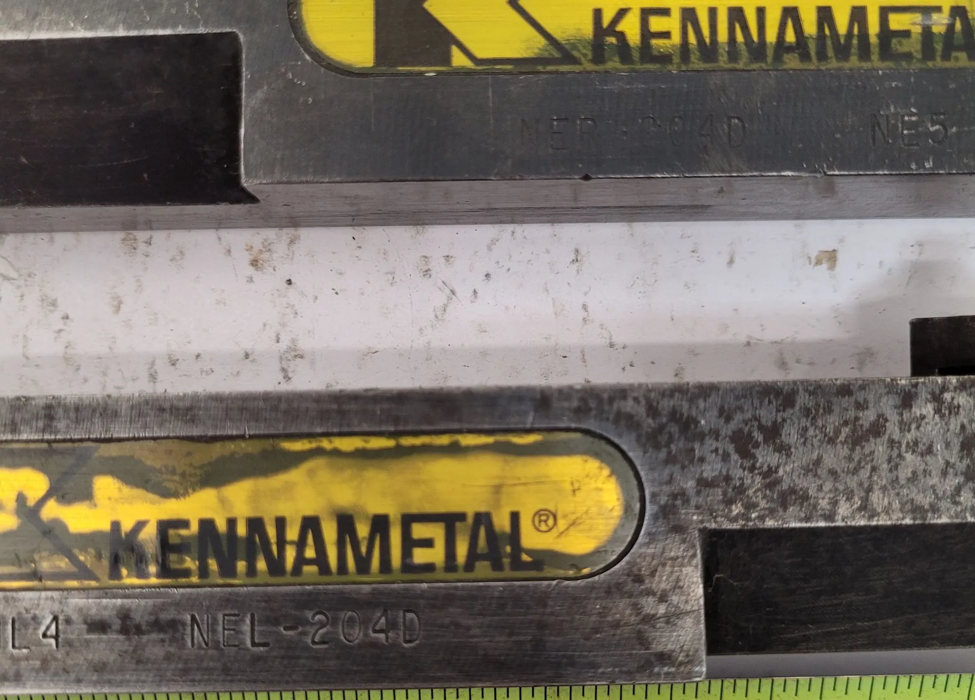 Kennametal #NEL-204D and #NER-204D, tool holders, LOT of 2, 1.25" shank, 6" tool length - Image 7