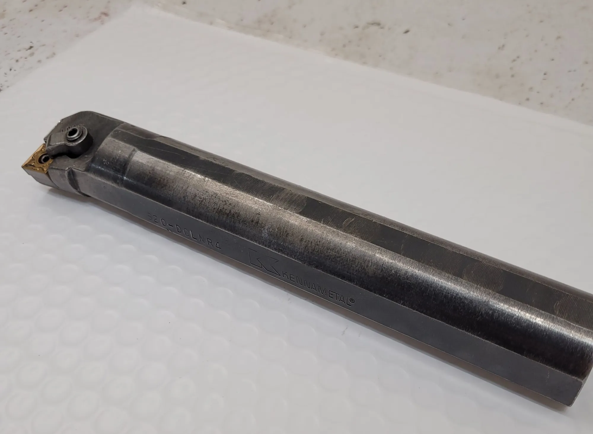 Kennametal #S20-DCCLNR4 NF1, indexable insert boring bar, 1.25" shank, 8" OAL - Image 1