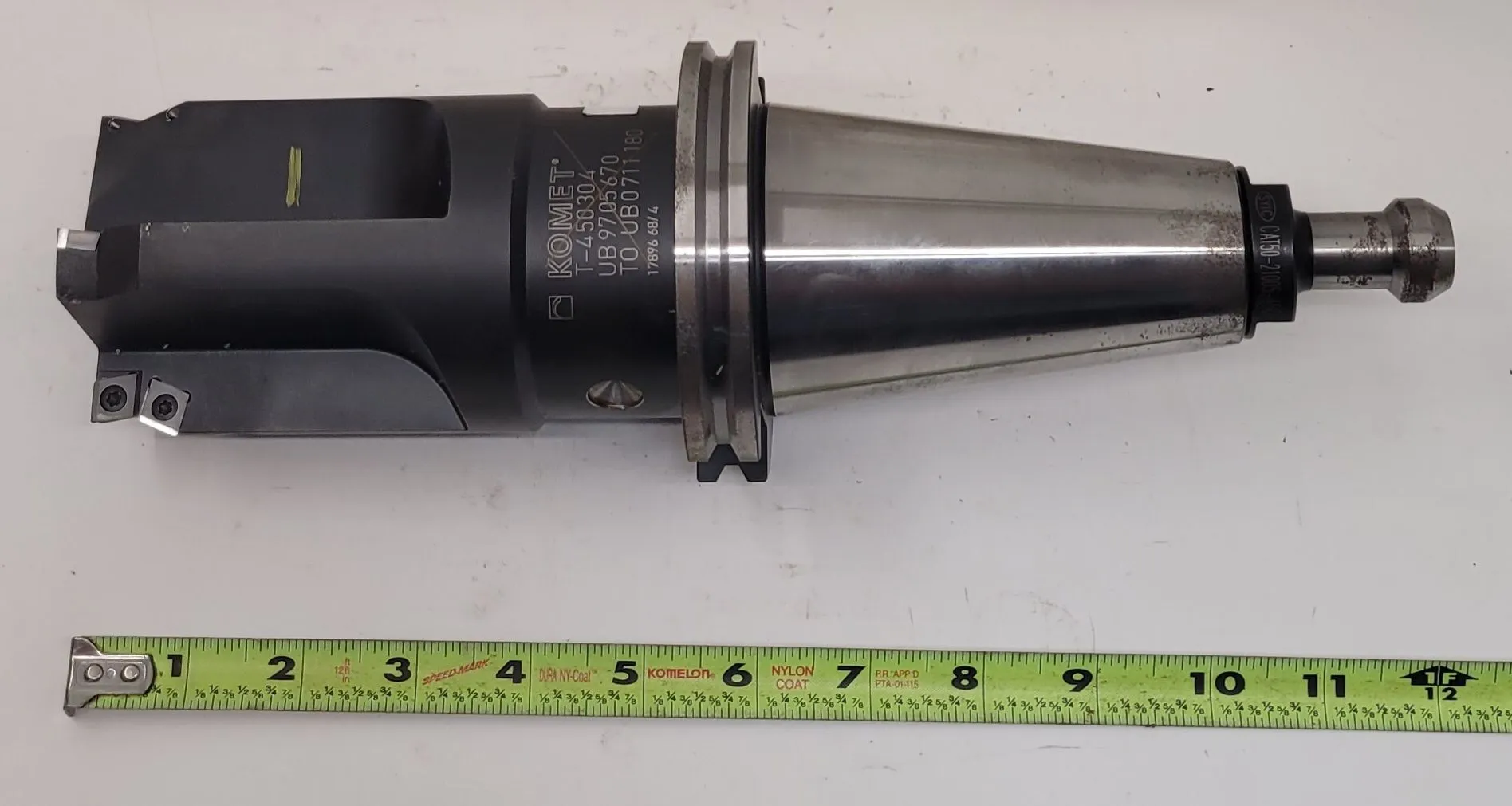 Komet #T450304, boring tool, 2.8" cutting diameter, 4 flutes, 12" OAL, w/CAT 50 holder - Image 5
