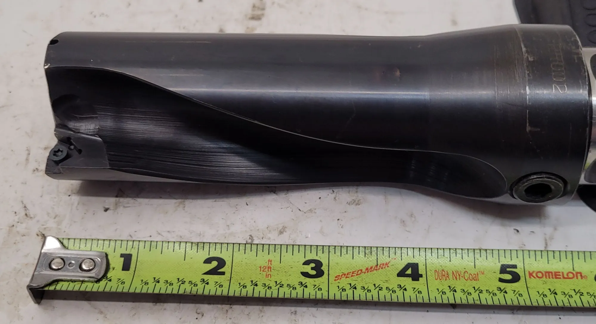 Komet #V57 54450, indexable drill, 1.70" flute diameter, 2.5" x 1.37" shank, 8.125" OAL, 2 flutes - Image 7