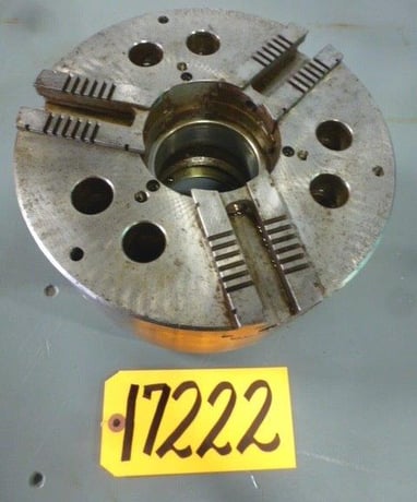 10" SP Sheffer, 3-jaw power chuck, 3" hole, steel body, A1-8, s/n #10CC1922, #17222 - Image 1