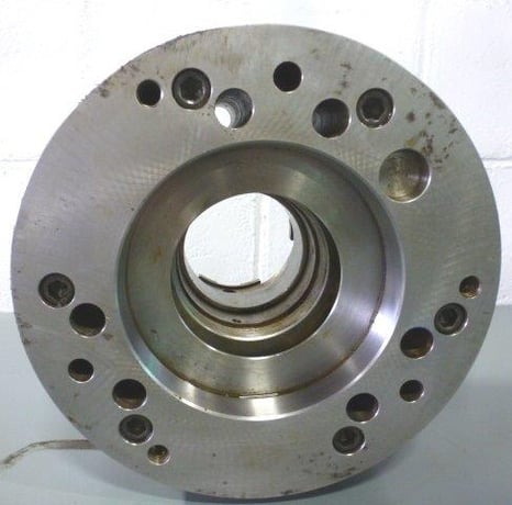 10" SP Sheffer, 3-jaw power chuck, 3" hole, steel body, A1-8, s/n #10CC1922, #17222 - Image 7